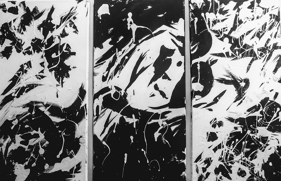 Thumbnail: Dance| Black and White Painting