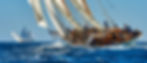 A yacht sailing in the ocean
