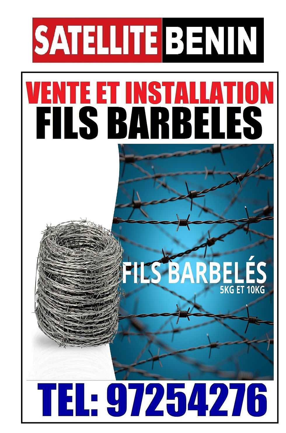 Miniature : Vente et installation des Clôtures Electriques/Barbelés de clôtures