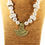 Thumbnail: African Mud Bead & Gold Pendant Necklace