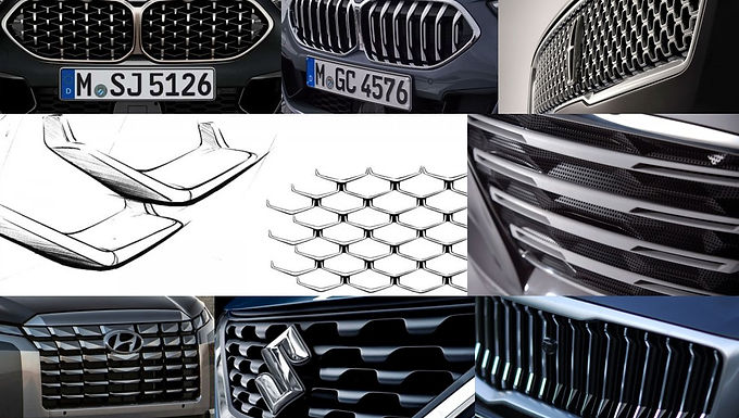 Car front grill (3D scanned)