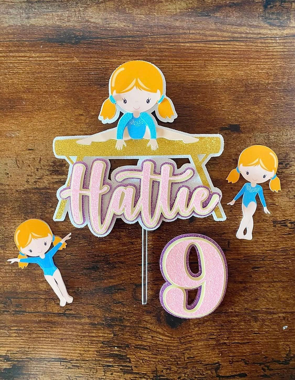 Thumbnail: GYMNAST CAKE TOPPER
