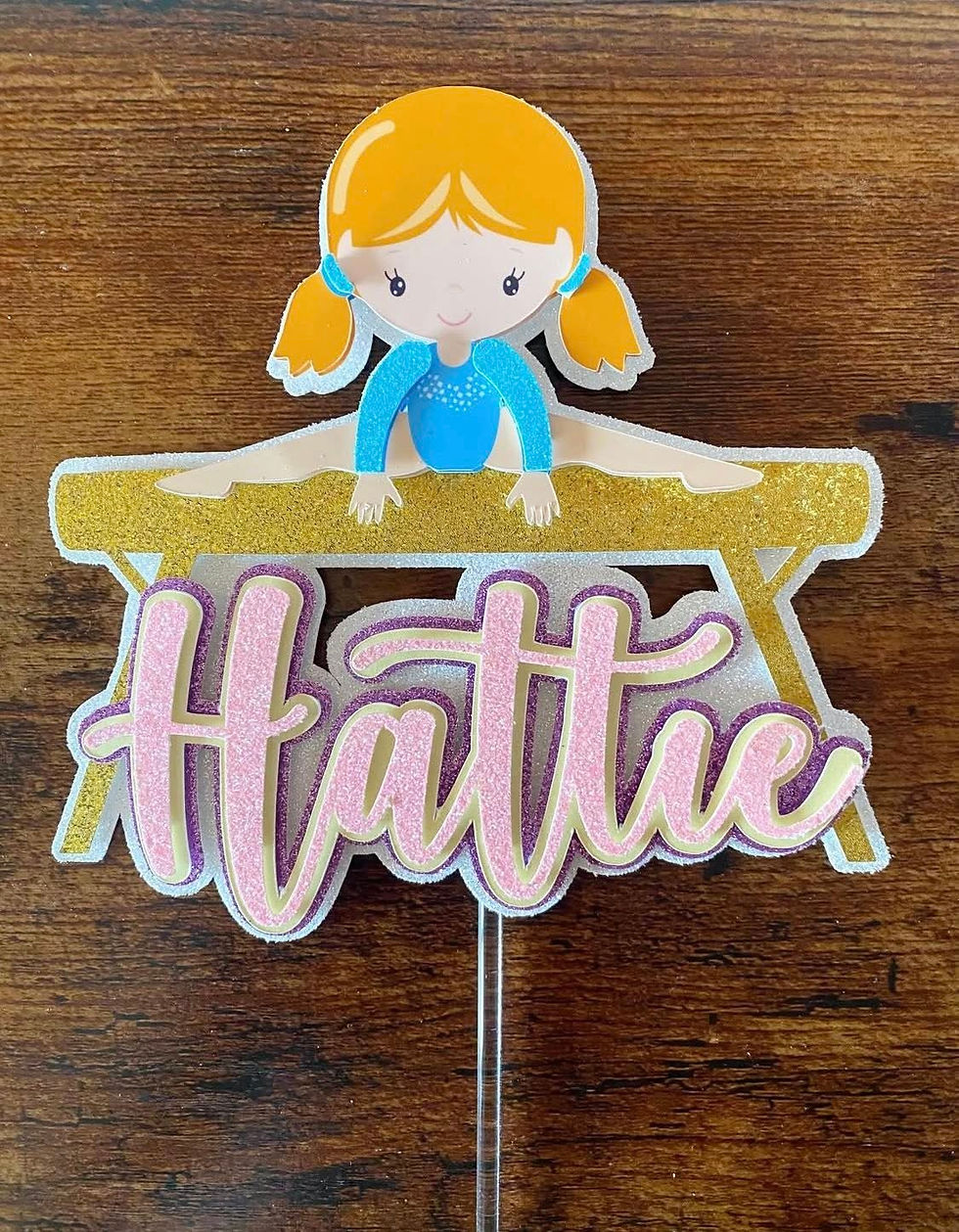 Thumbnail: GYMNAST CAKE TOPPER