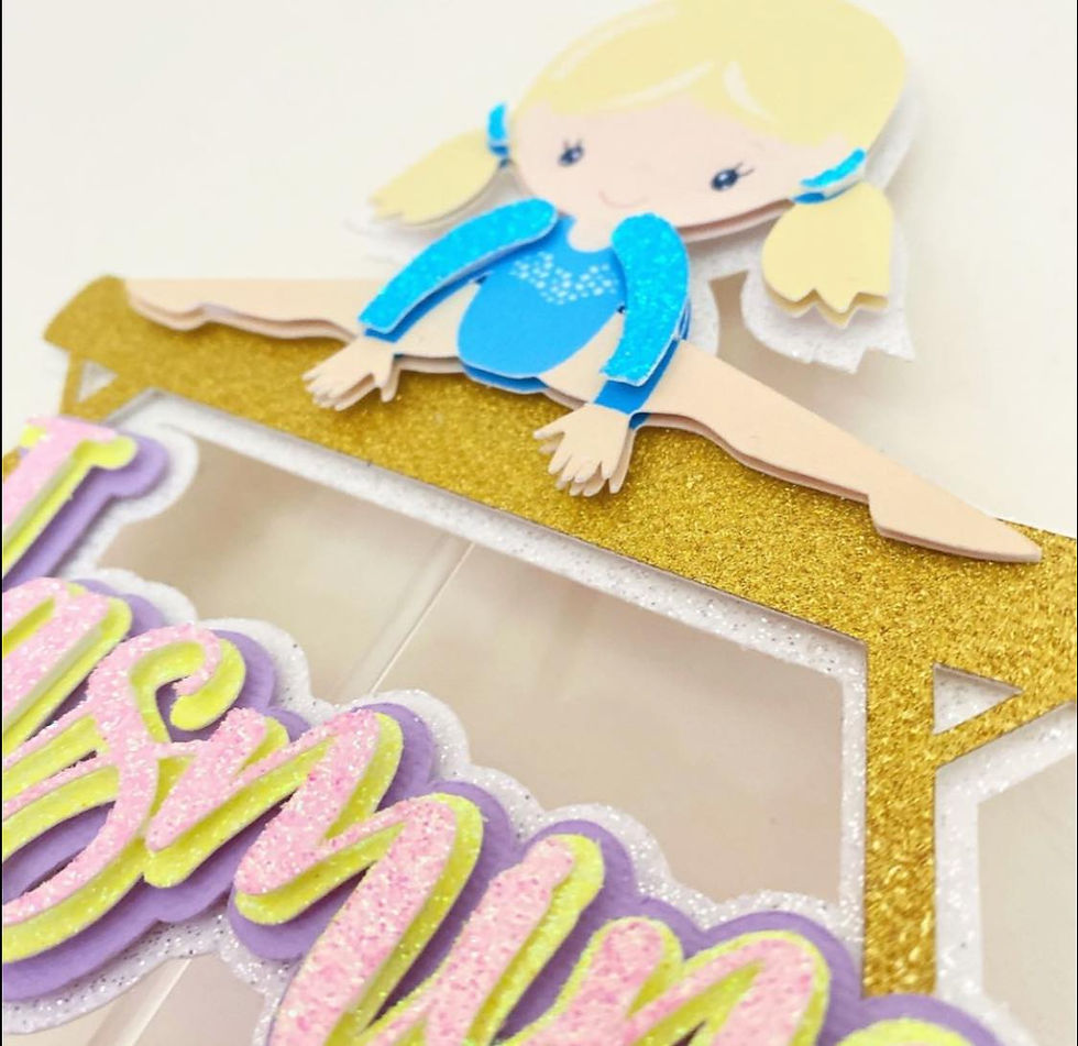 Thumbnail: GYMNAST CAKE TOPPER