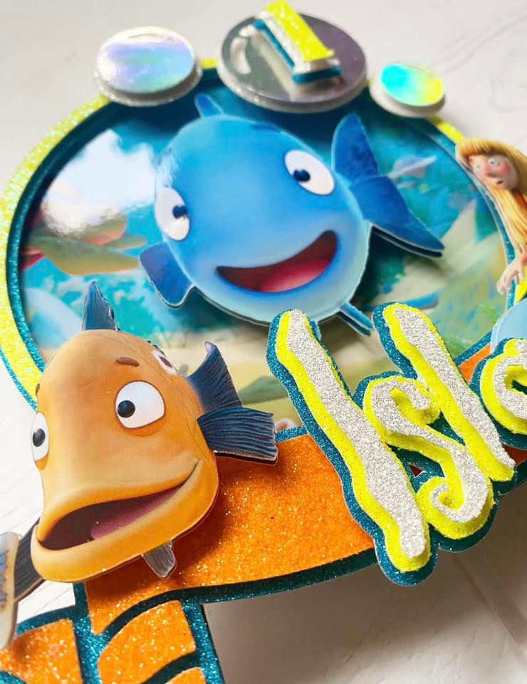 Thumbnail: TIDDLER THEMED PERSONALISED CAKE TOPPER