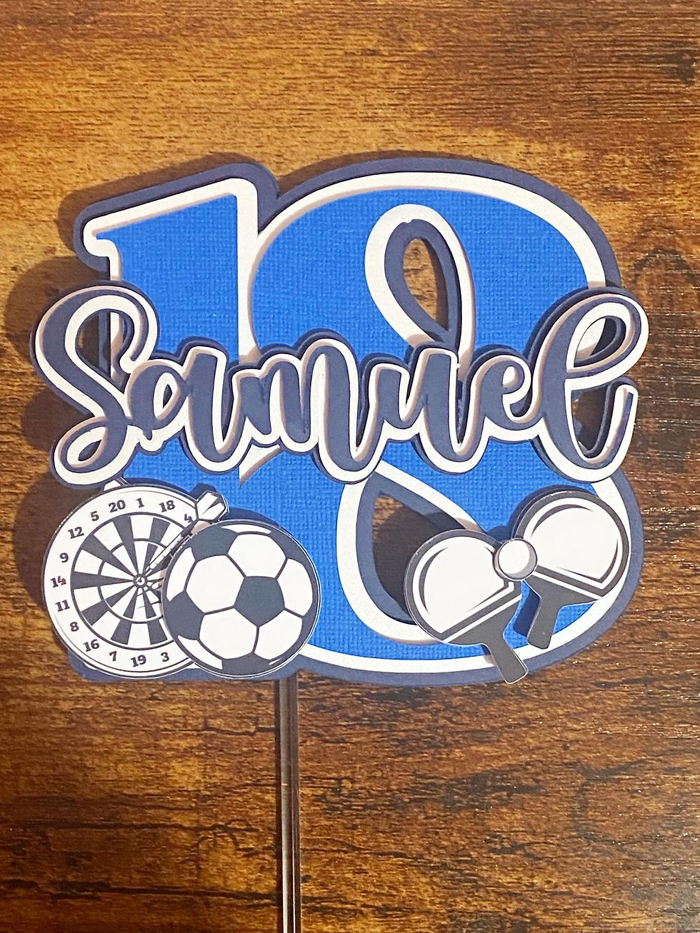 Thumbnail: MILESTONE 18TH BIRTHDAY CAKE TOPPER