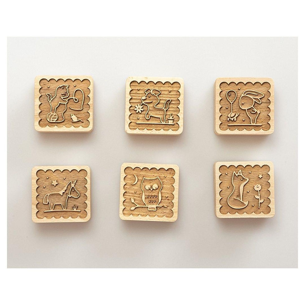 Thumbnail: LEONARDI WOOD - BEECH TEAPOT STAMP