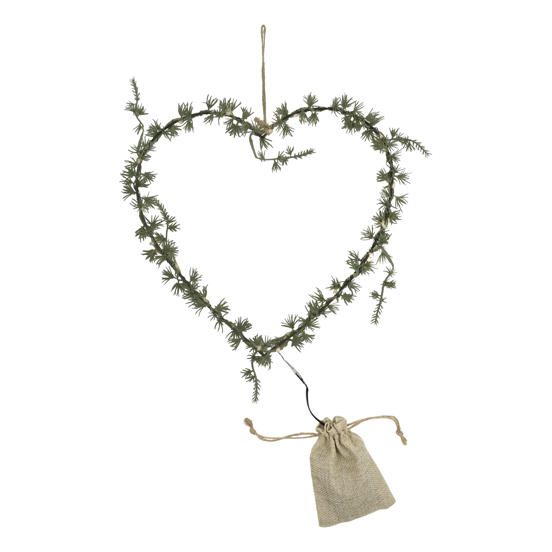 CHIC ANTIQUE - GHIRLANDA CUORE - LED