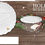 Thumbnail: ROUND PLATE - HOLLY & BERRIES WHITE