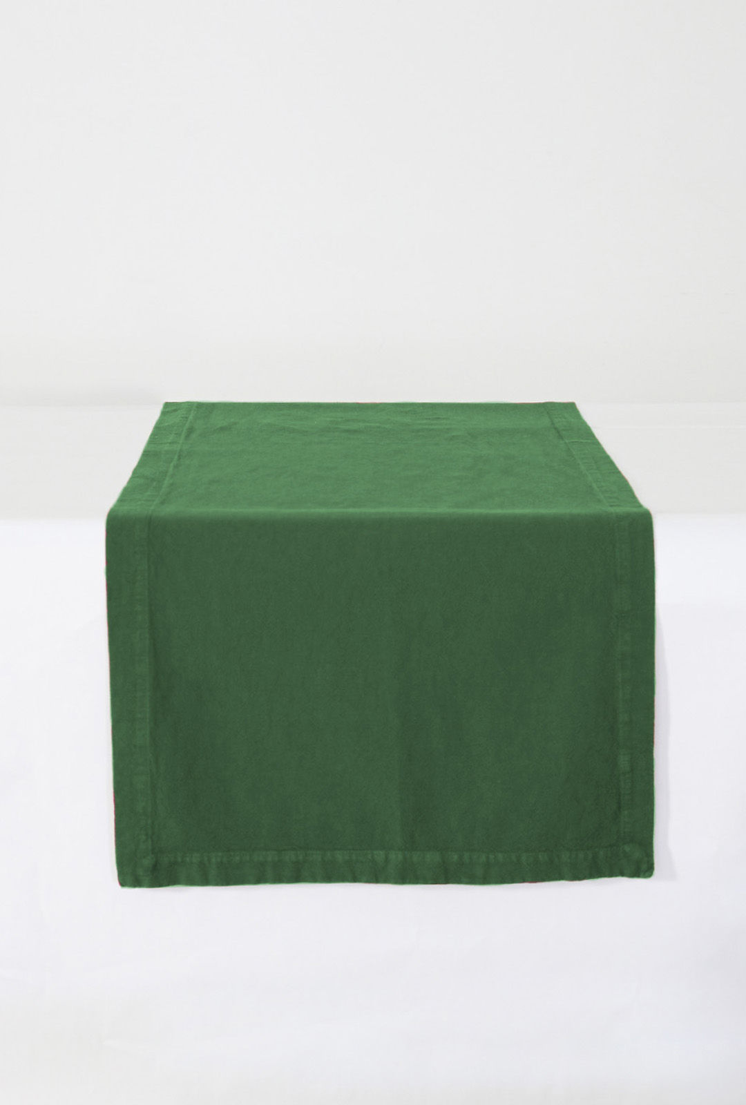 VIANATECE - PURE SOFT LINEN RUNNER - GREEN