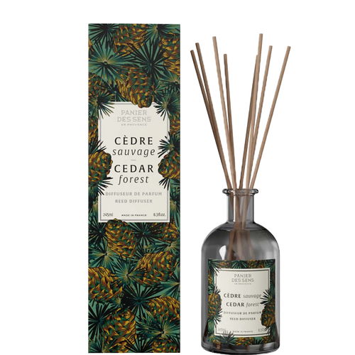 Diffusore Per Ambiente Esteban Cedro, 250ml – Fragranza Legnosa Al Cedro Con Bacchette In Vetro
