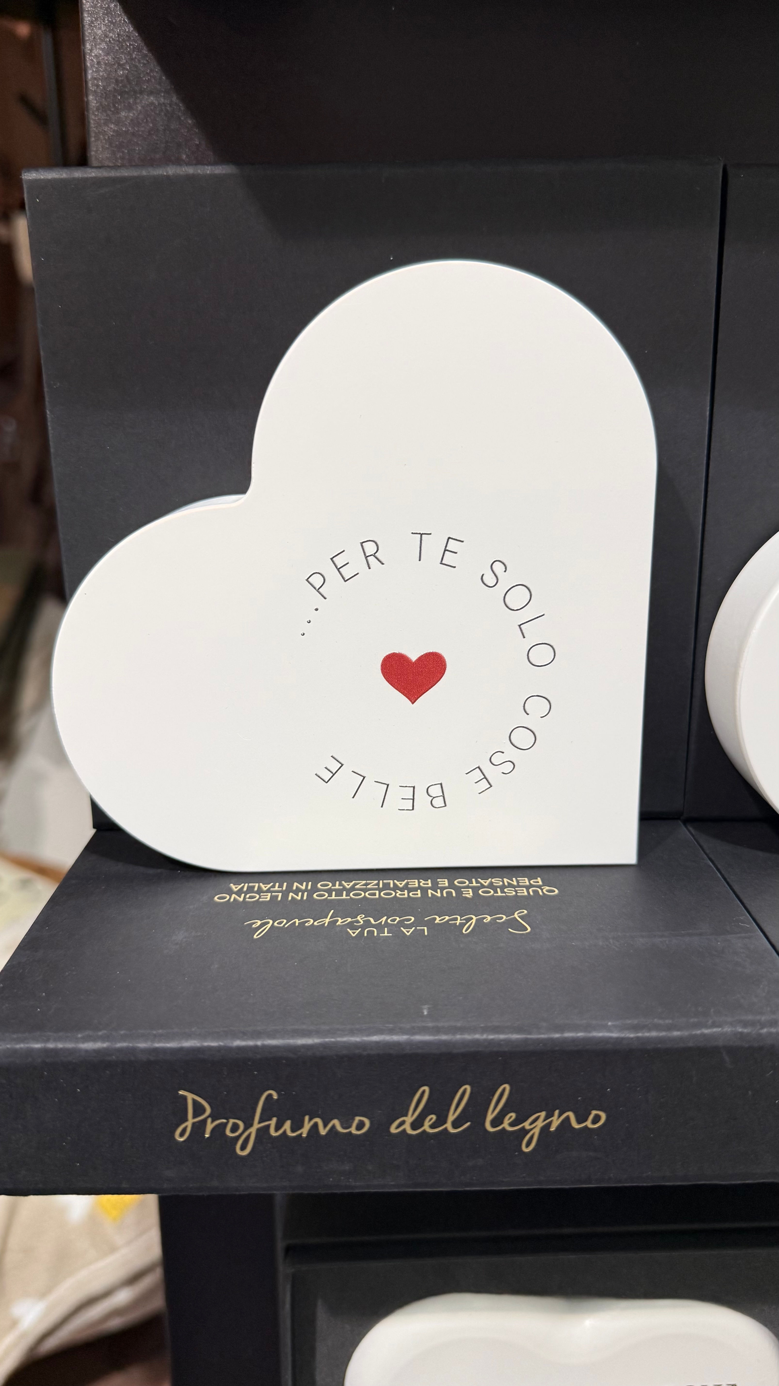 PROFUMO DEL LEGNO - CUORE DA APPOGGIO - SOLO COSE BELLE