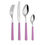 Thumbnail: NEVA CUTLERY - SET 6 TABLE KNIFE - SOLID COLOR LILAC