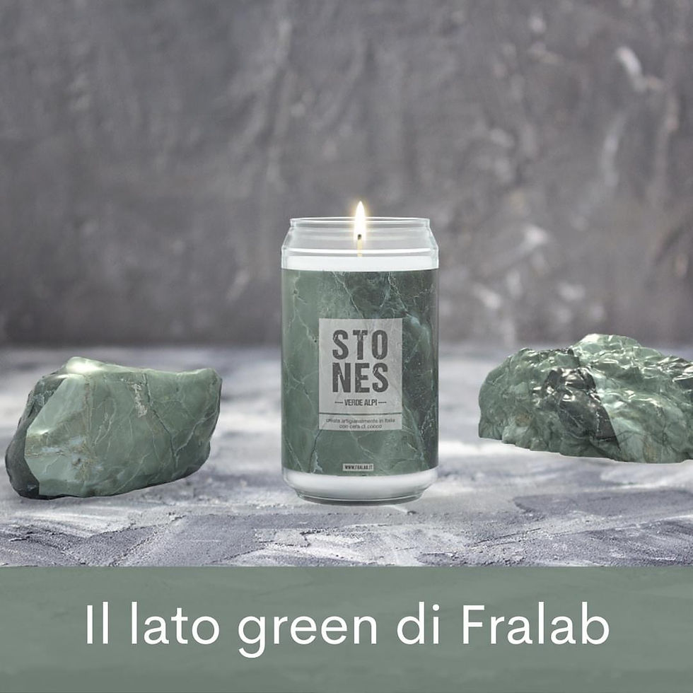 FRALAB - STONES CANDLE - ALPINE GREEN