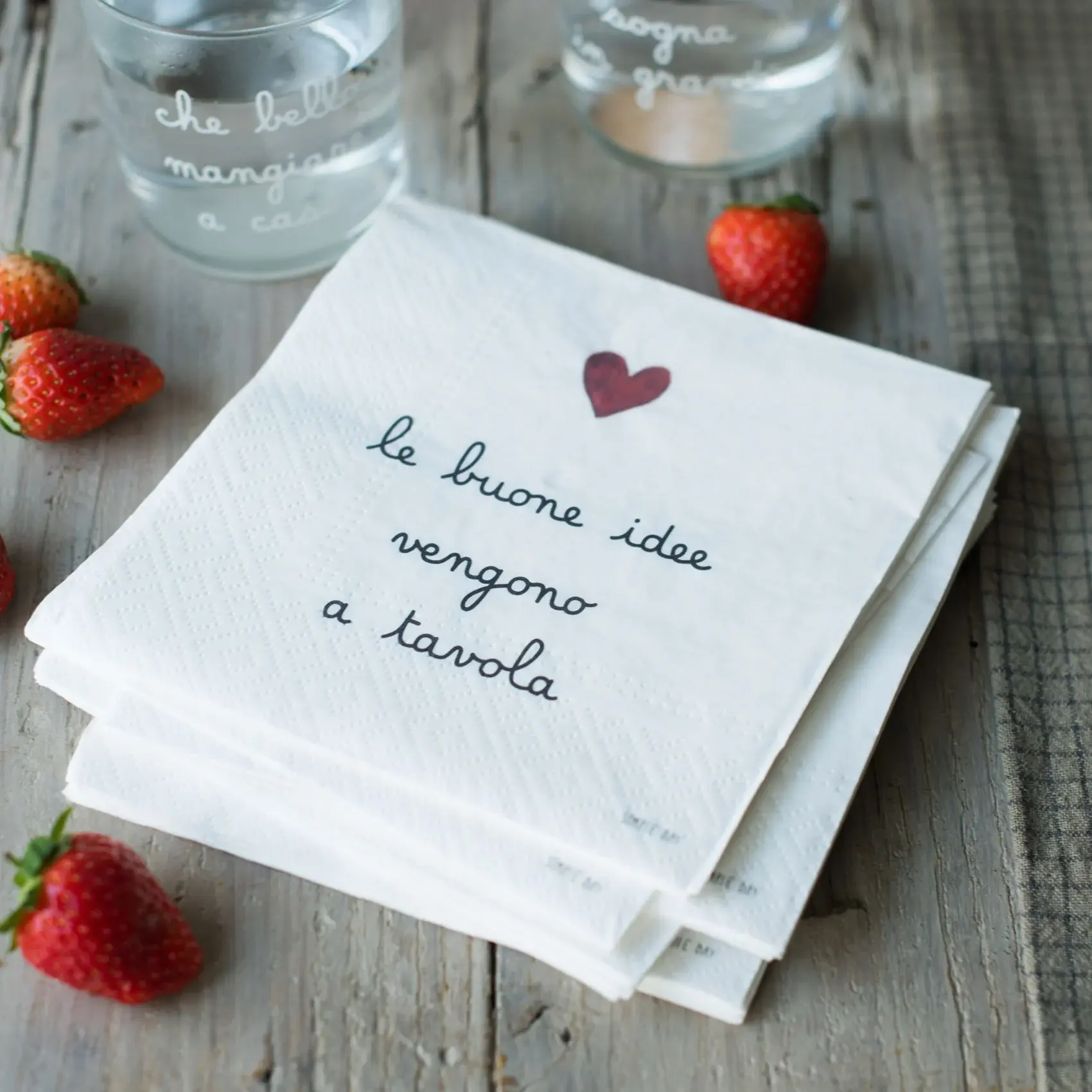 SIMPLE DAY - TOVAGLIOLI DI CARTA - LE BUONE IDEE VENGONO A TAVOLA