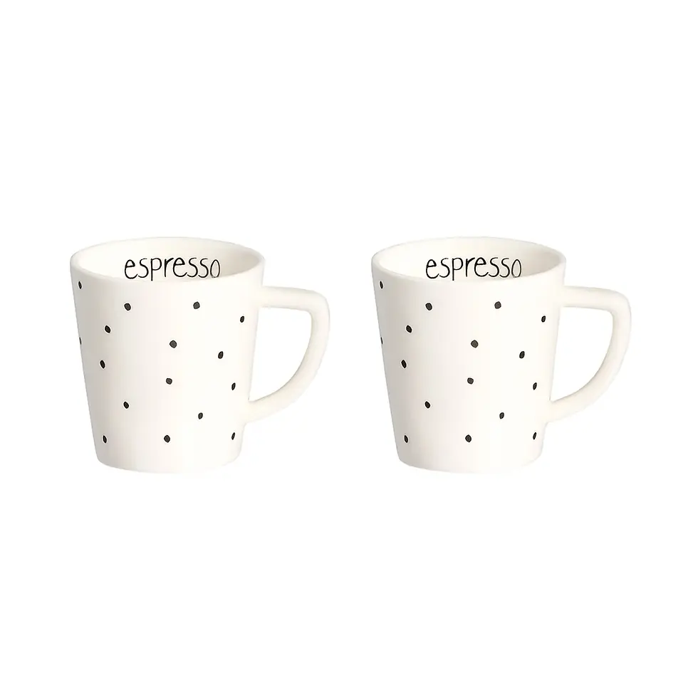 Thumbnail: SIMPLE DAY - SET 2 TAZZE ESPRESSO - POIS