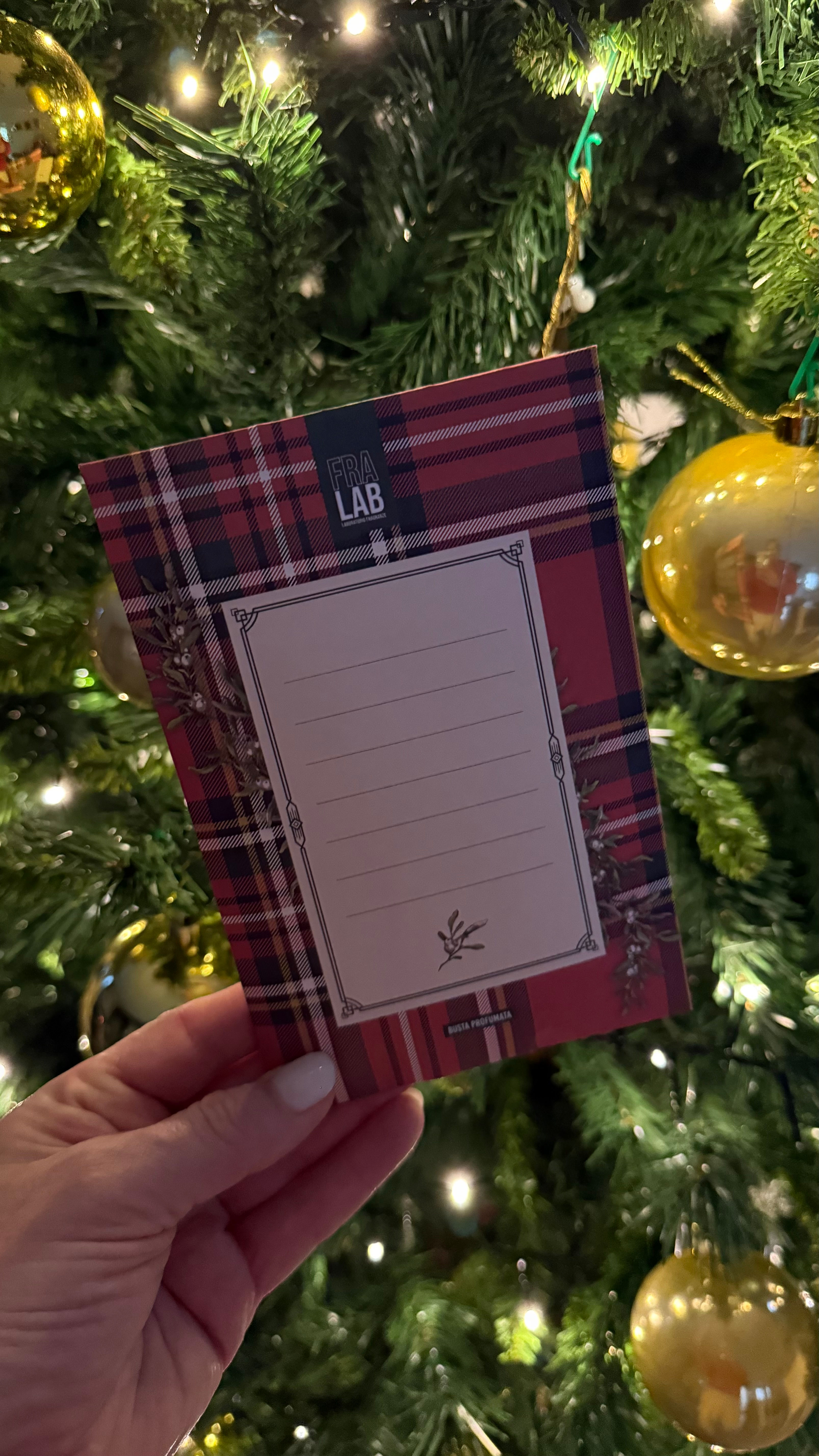 FRALAB - BUSTA PROFUMATA - NATALE - VISCHIO