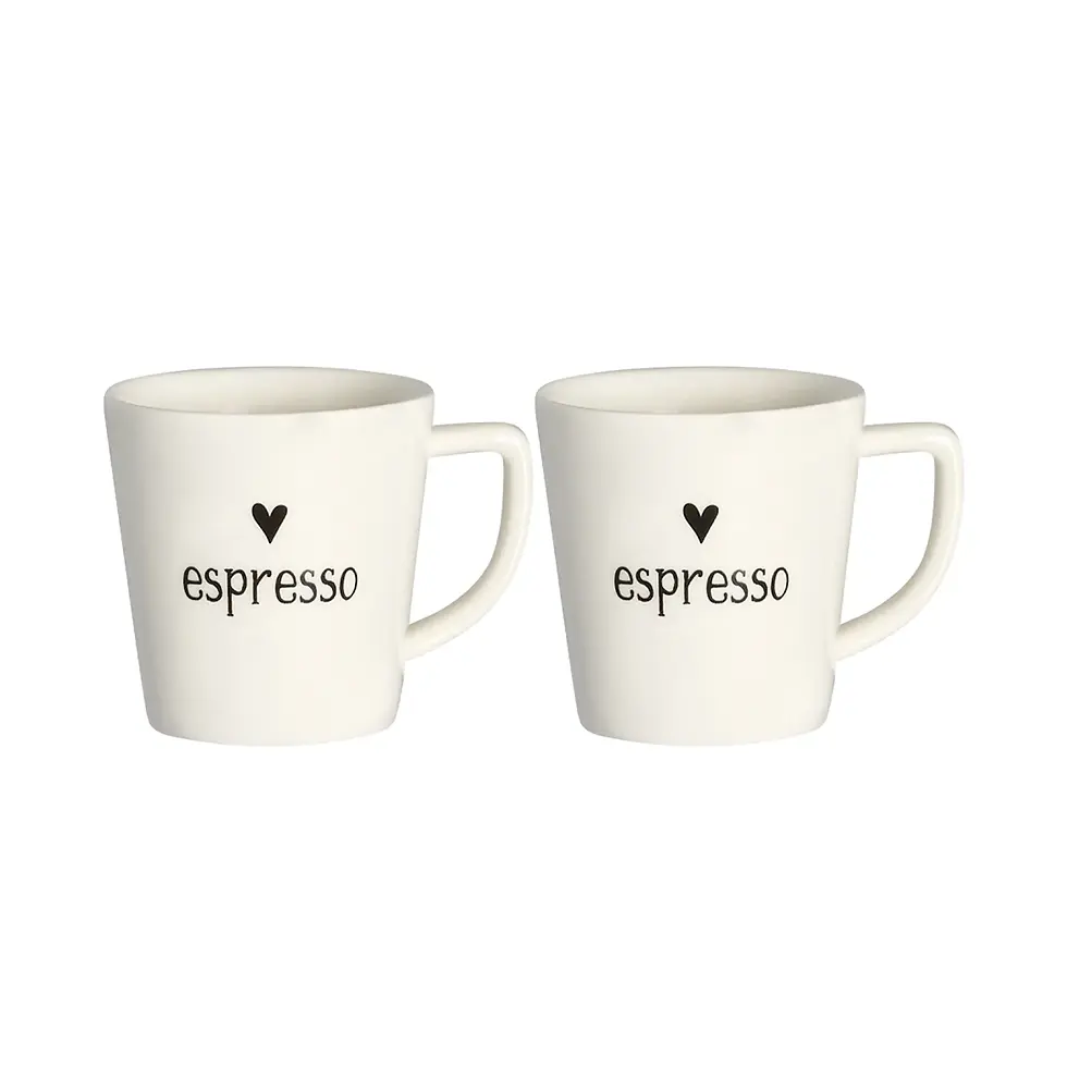 Thumbnail: SIMPLE DAY - SET OF 2 ESPRESSO CUPS - ESPRESSO