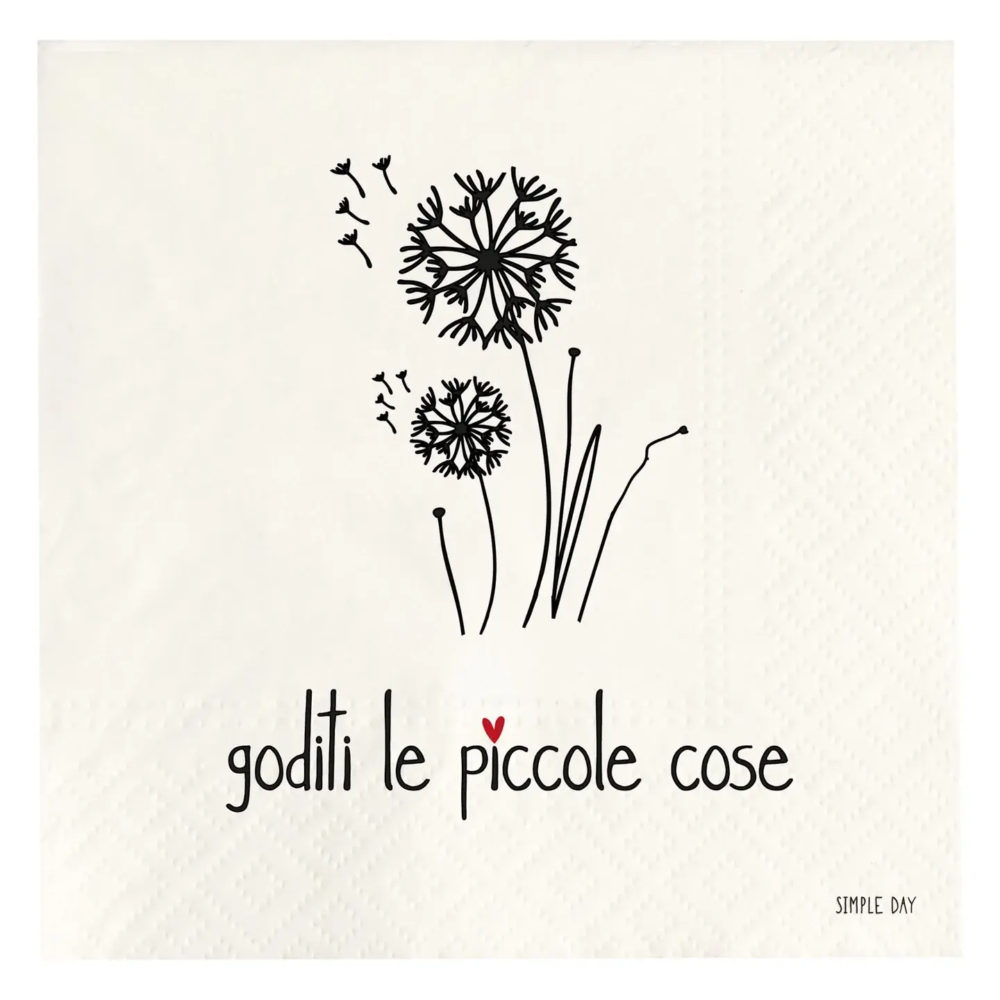 SIMPLE DAY - TOVAGLIOLI DI CARTA -GODITI LE PICCOLE COSE