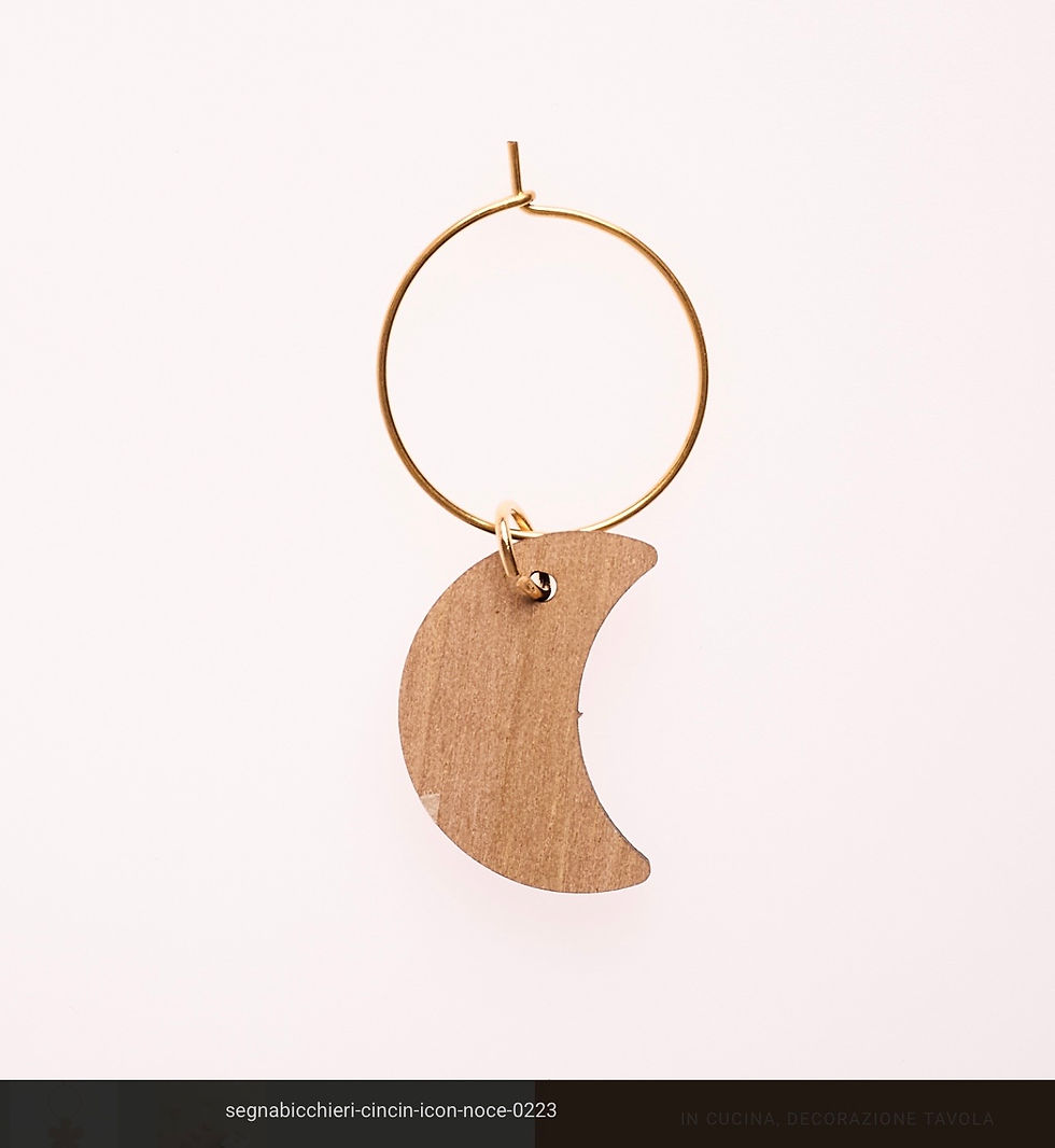 Miniatura: LEONARDI WOOD - SEGNABICCHIERI CIN CIN ICON NOCE