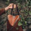 Thumbnail: ME1ST - ECO-LEATHER BACKPACK - BROWN