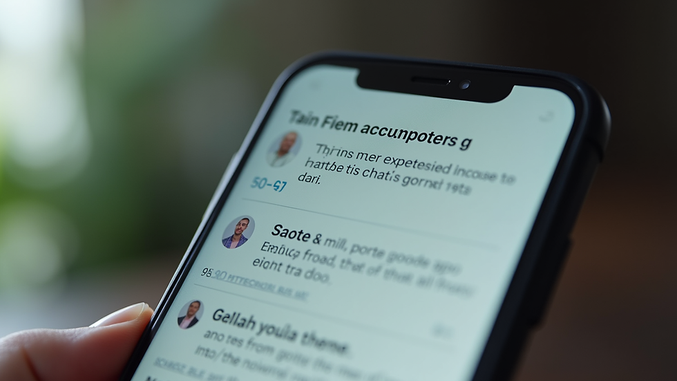 Close-up view of a smartphone displaying a moving quote comparison app