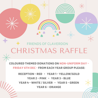 Christmas Raffle and Non-Uniform Day