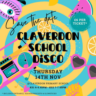 The Claverdon School Disco is back! 