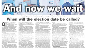 Opinion Piece by Leba  Seni Nabou  - And now we wait 