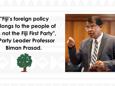 Fiji and Forum Secretariat should be more transparent and open about the Chinese Foreign Minister’s