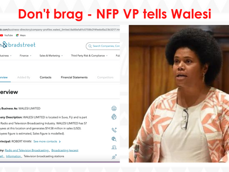 Don't brag - NFP VP tells Walesi