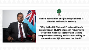 FNPF’s acquisition of Fiji Airways shares is clouded in financial secrecy