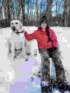 Winter in Wisconsin: Snowshoeing with your dog