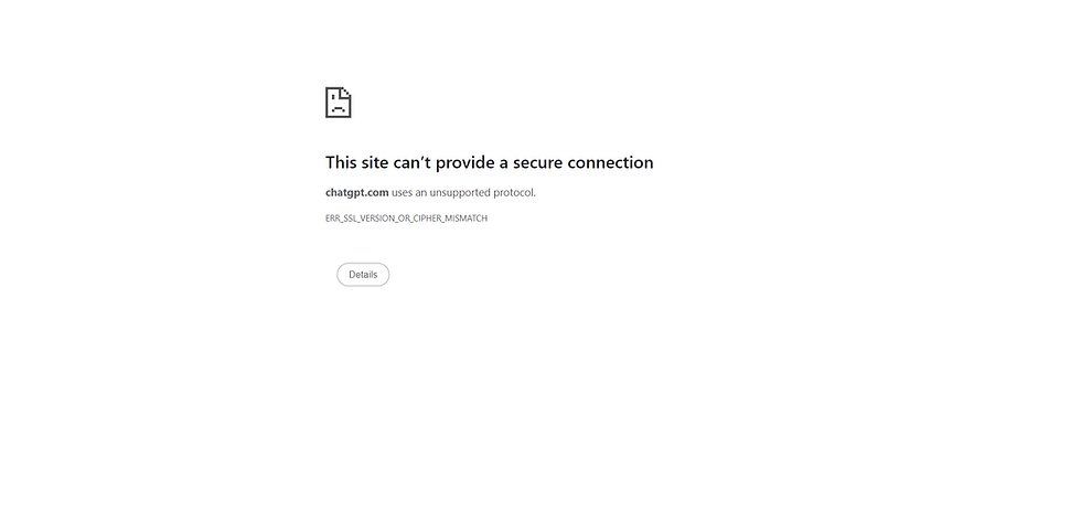 ChatGPT Not Working?