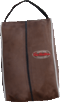 Microsuede Clubhouse Shoe Bag – Embroidered