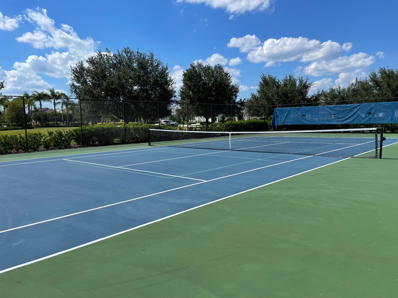 A Tennis Court in Lakewood Ranch, FL