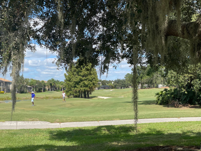 Golfers on the golf course in The Country Club, Lakewood Ranch