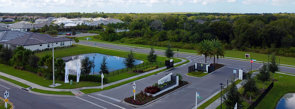 Entrance to Woodleaf Hammock, Lakewood Ranch
