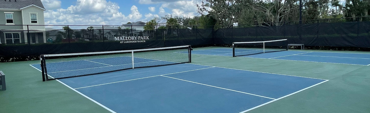 Pickleball Courts in Mallory Park, Lakewood Ranch, FL