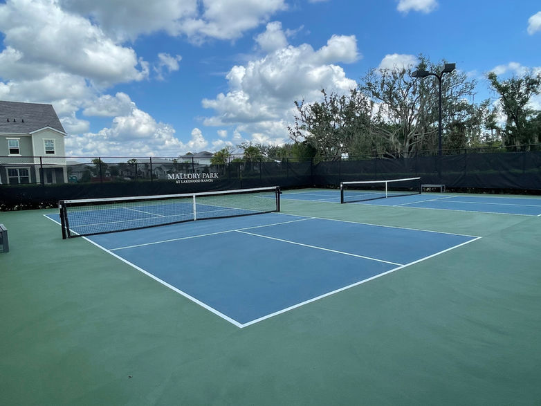 Pickleball Courts in Mallory Park, Lakewood Ranch, FL