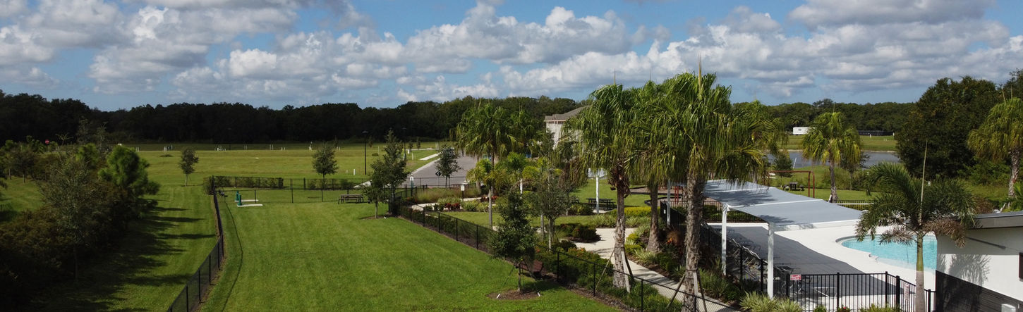 Dog Park in Woodleaf Hammock, Lakewood Ranch, Florida