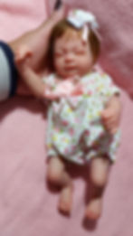 Miniatura: Bebê reborn molde mini bebê