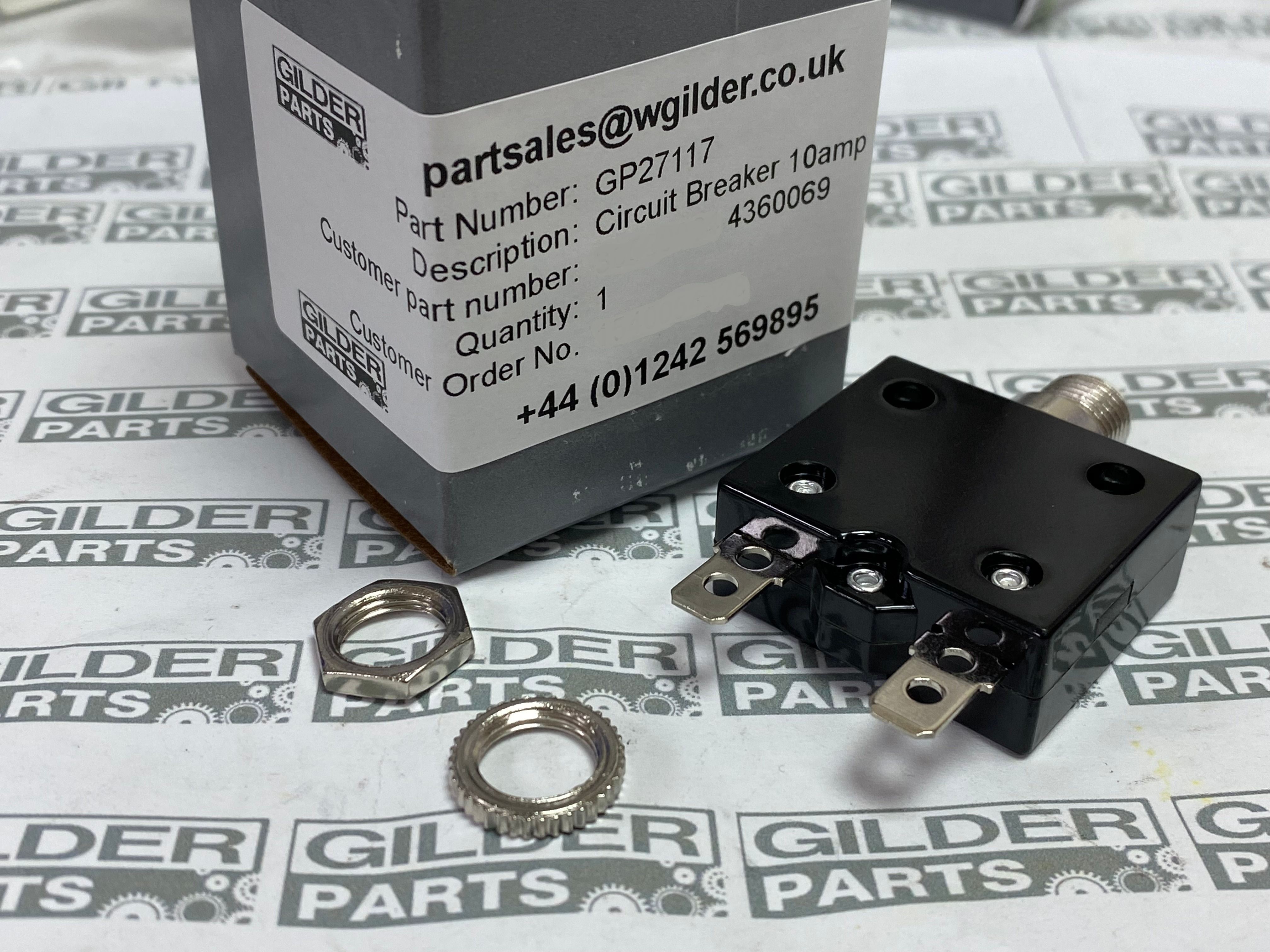 Circuit Breaker 10 amp 4360069