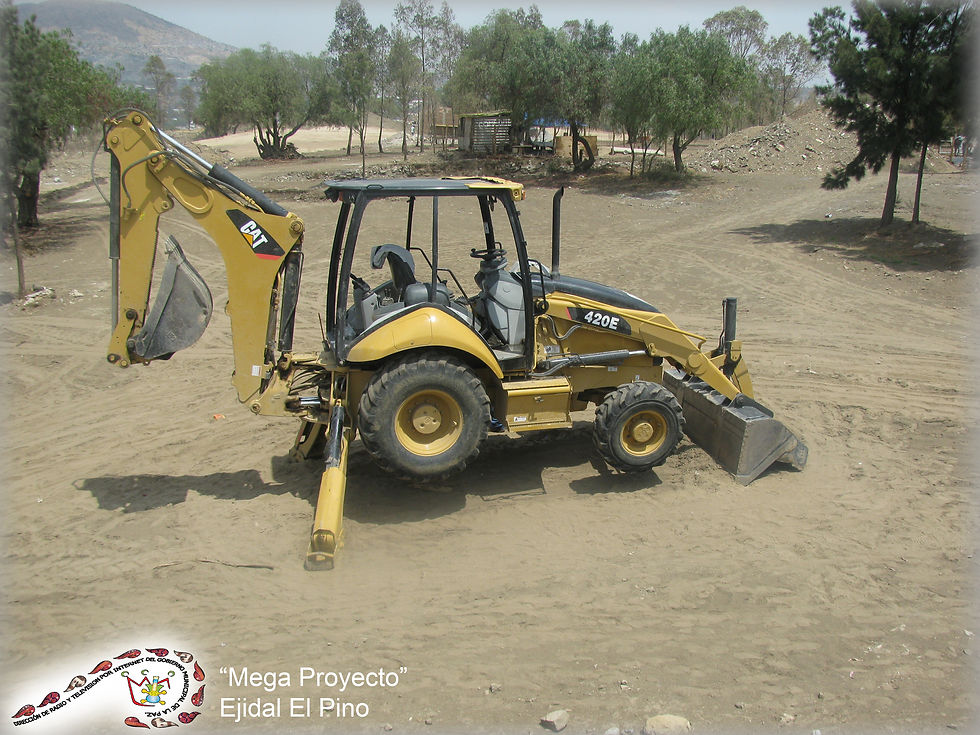Obras MegaProyecto del Ejidal Pino