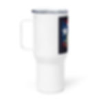 Travel mug with a handle