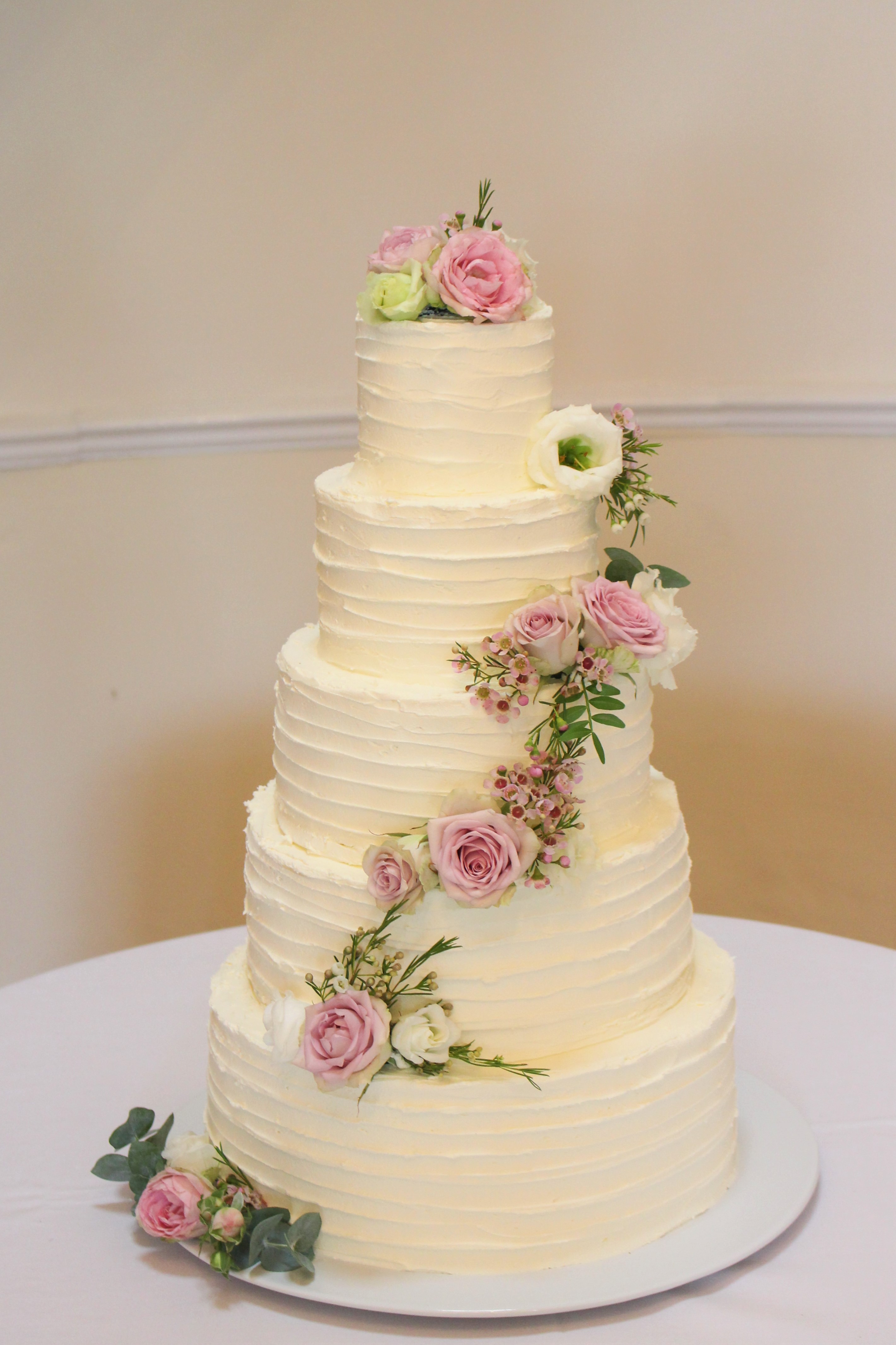 Eastington Park 5 tier Wedding Cake