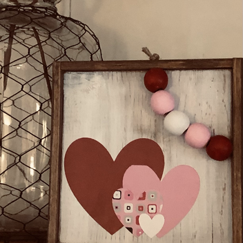 Mommy & Me Valentine Decor