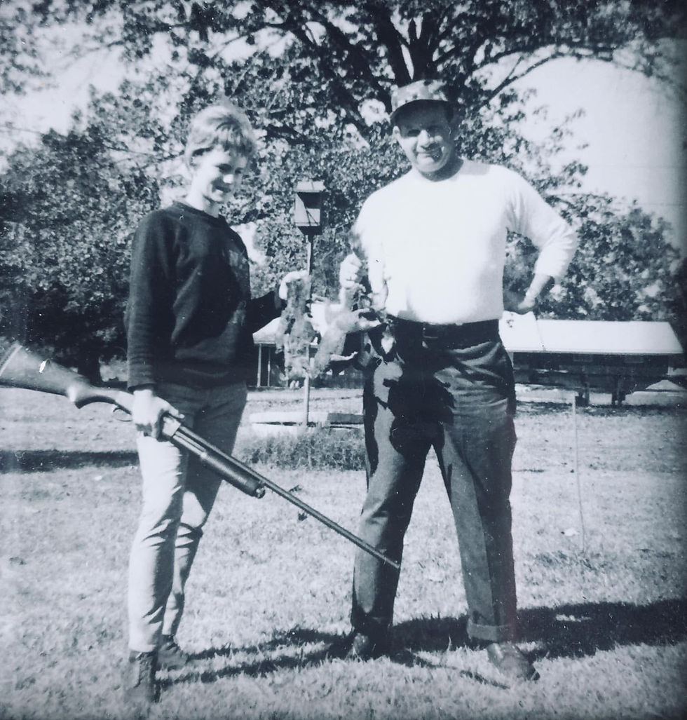 My mom & her dad (my Grandpa John)