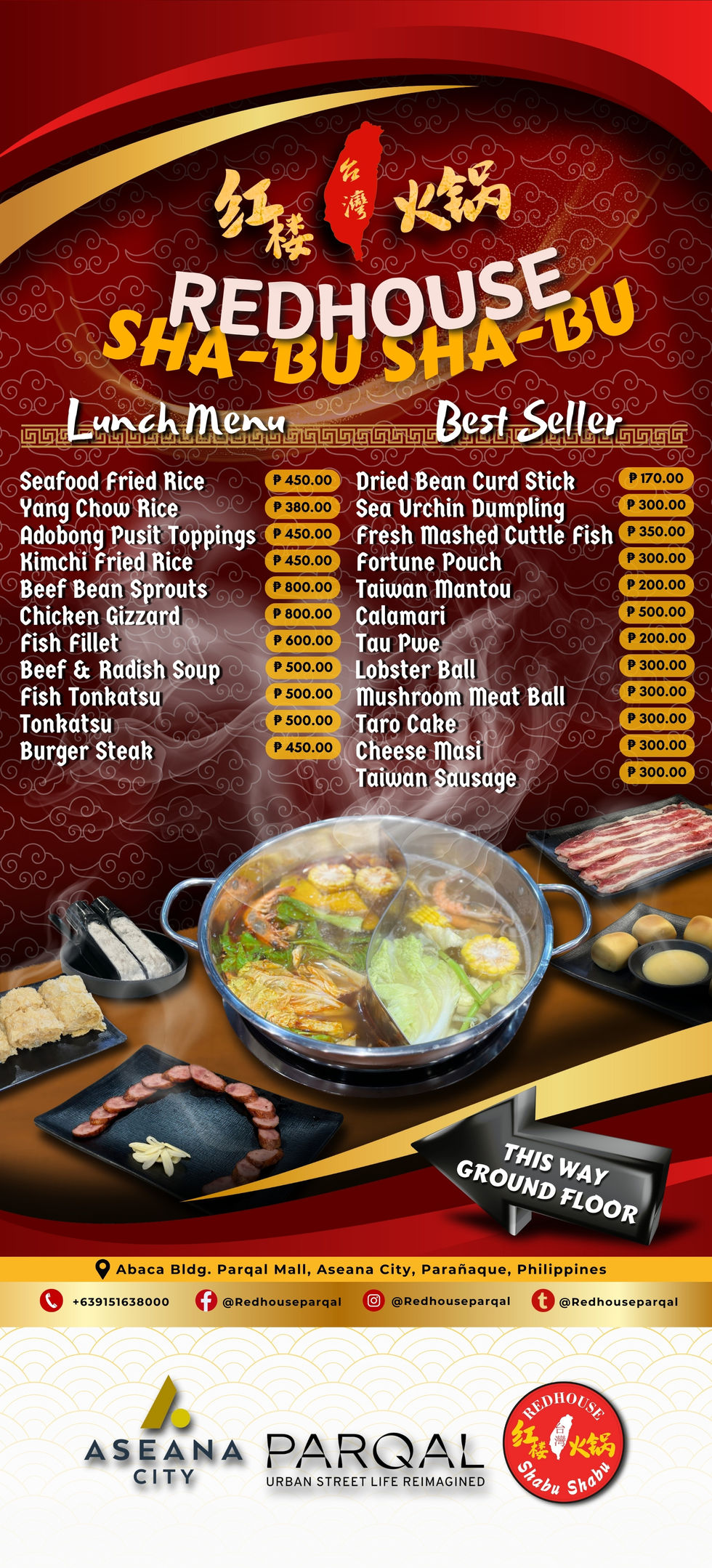 REDHOUSE LUNCH & BEST SELLER