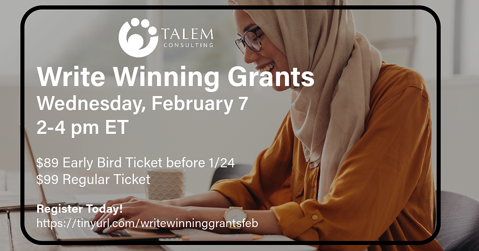 Write Winning Grants